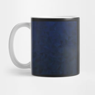 blue pattern triangle Mug